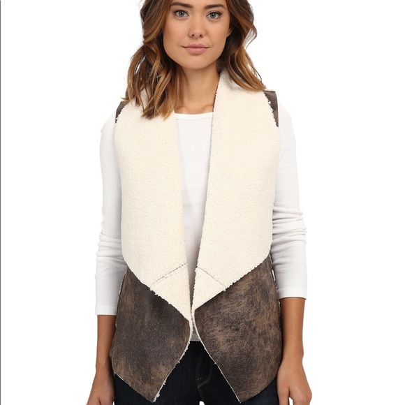Jack by BB Dakota Jackets & Blazers - Jack by BB Dakota Shearling Faux Suede Vest